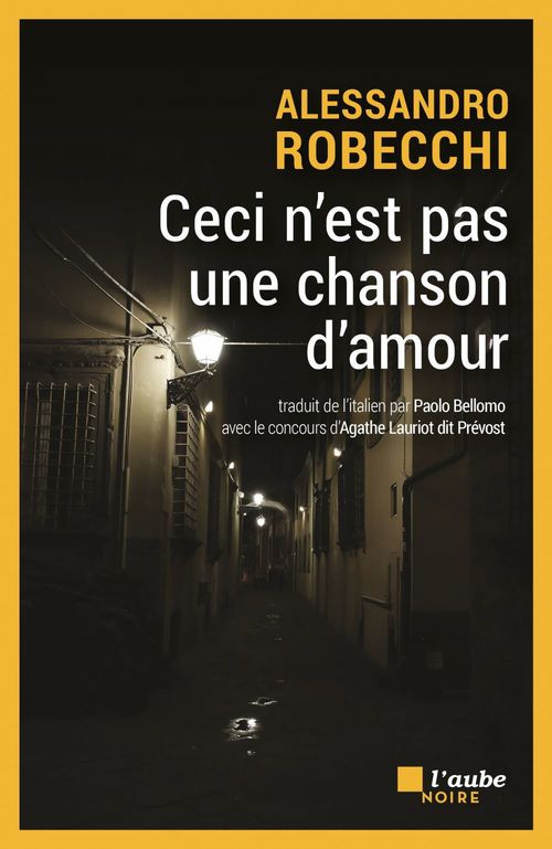 Couverture ebook de Ceci n'est pas une chanson d'amour, de Alessandro Robecchi