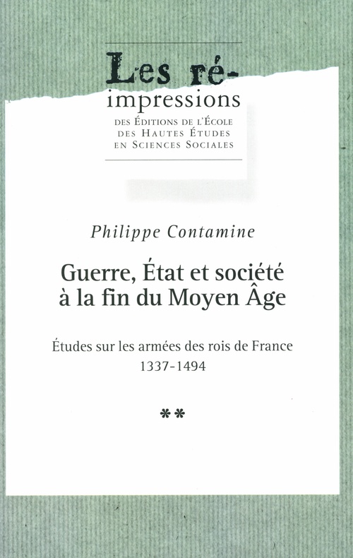 ebook cover of Guerre, État et société à la fin du Moyen Âge. Tome 2, by Philippe Contamine