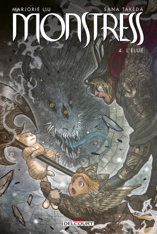ebook cover of Monstress T04 - L'Élue, by Marjorie Liu