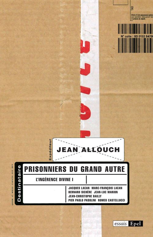ebook cover of Prisonniers du grand Autre, by Jean Allouch