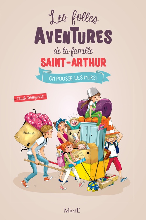 ebook cover of On pousse les murs, by Paul Beaupère, Ariane Delrieu
