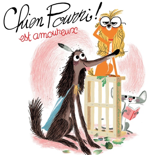audiobook cover of Chien pourri est amoureux, by Colas Gutman