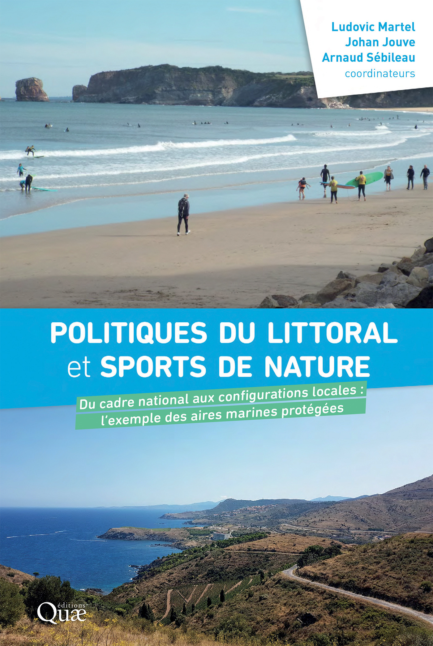 Couverture ebook de Politiques du littoral et « sports de nature », de Johan Jouve, Ludovic Martel, Arnaud Sébileau