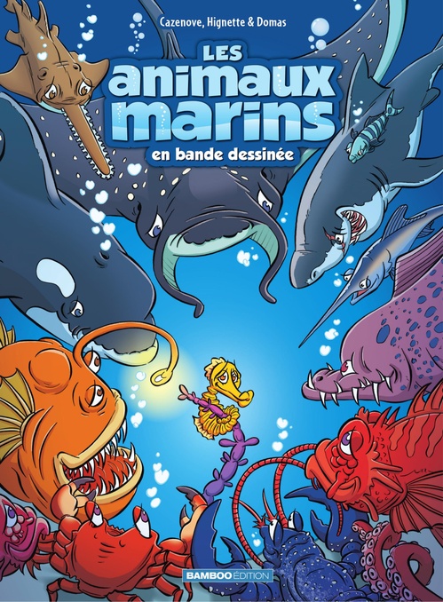 ebook cover of Les Animaux marins en BD - Tome 7 - Les animaux marins en BD, by Christophe Cazenove, Michel HIGNETTE