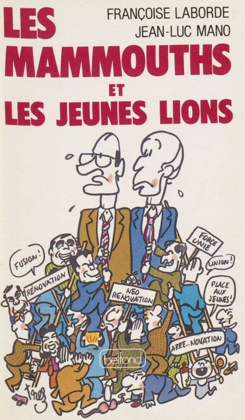 Couverture ebook de Les Mammouths et les jeunes lions, de Françoise Laborde, Jean-luc Mano