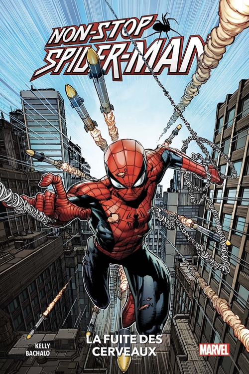 ebook cover of Non-Stop Spider-Man : La fuite des cerveaux, by Joe Kelly