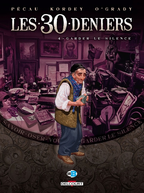 Couverture ebook de Les 30 Deniers T04 - Garder le silence, de Igor Kordey, Jean-Pierre Pécau