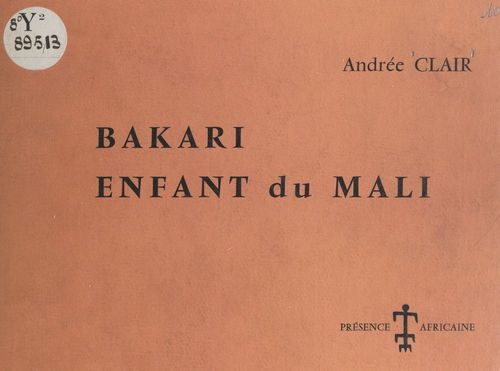 Couverture ebook de Bakari, enfant du Mali, de Andree Clair