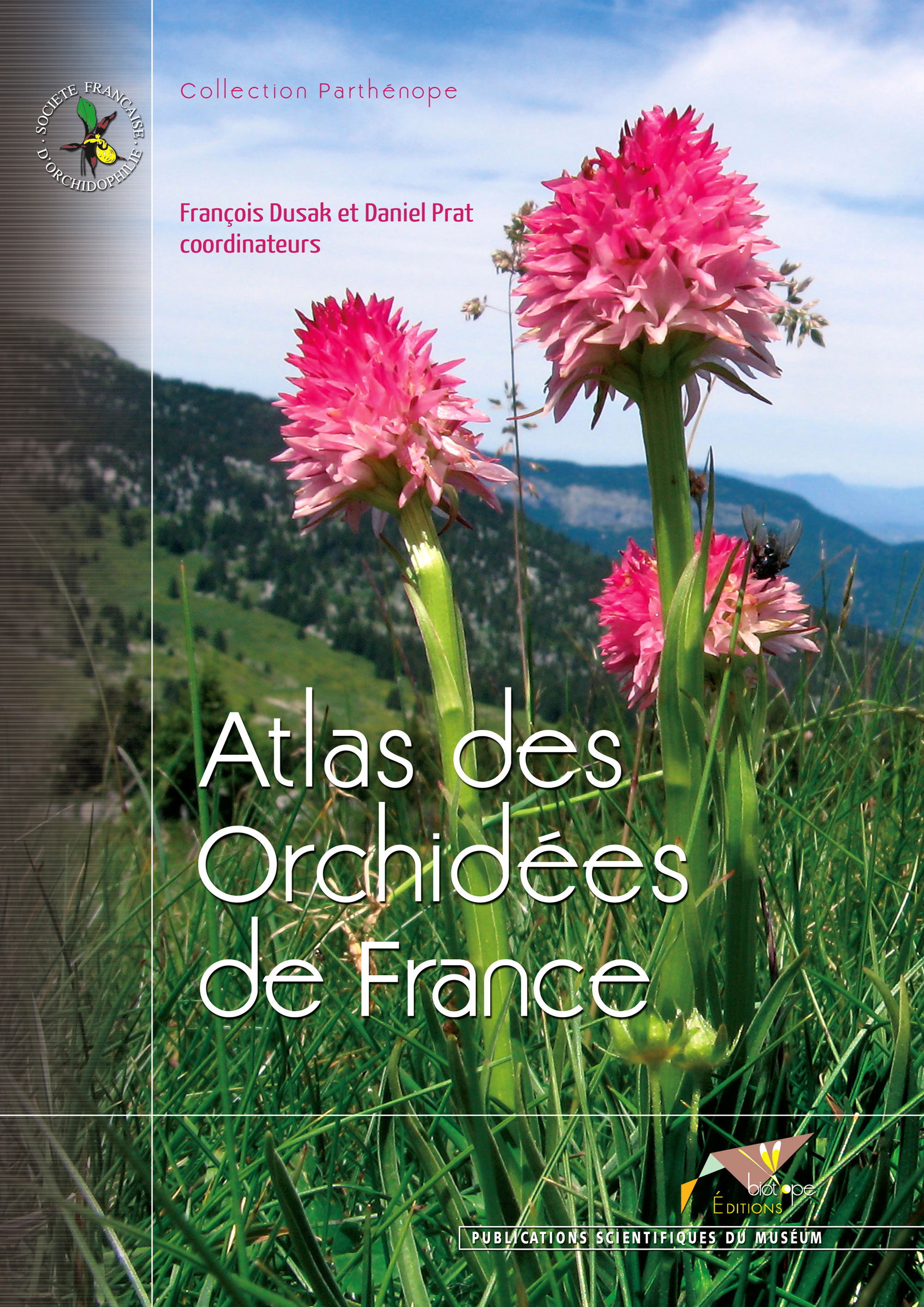 Couverture ebook de Atlas des Orchidées de France, de François Dusak, Daniel Prat