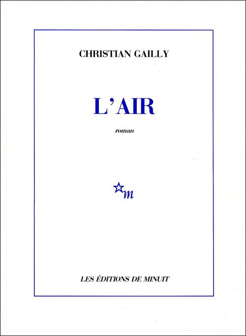 ebook cover of L'Air, by Christian Gailly