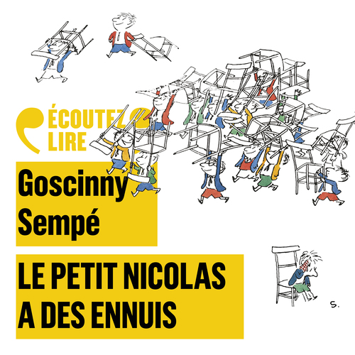 audiobook cover of Le Petit Nicolas a des ennuis, by René Goscinny, Sempé