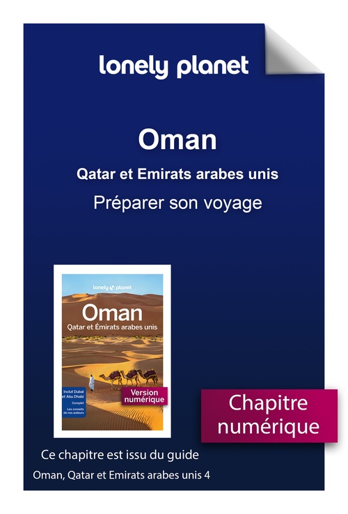 Couverture ebook de Oman, Qatar et Emirats arabes unis 4ED - Préparer son voyage, de Lonely Planet
