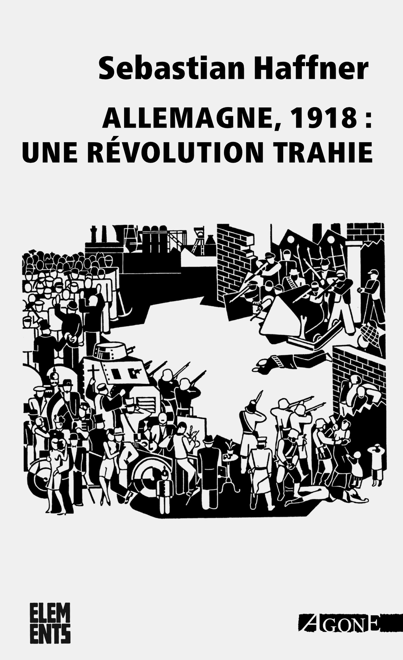 ebook cover of Allemagne, 1918 : une révolution trahie, by Sebastian Haffner