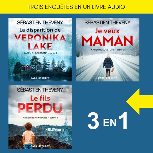 Couverture audiobook de Karen Blackstone - Intégrale tomes 1-3, de Sébastien Theveny