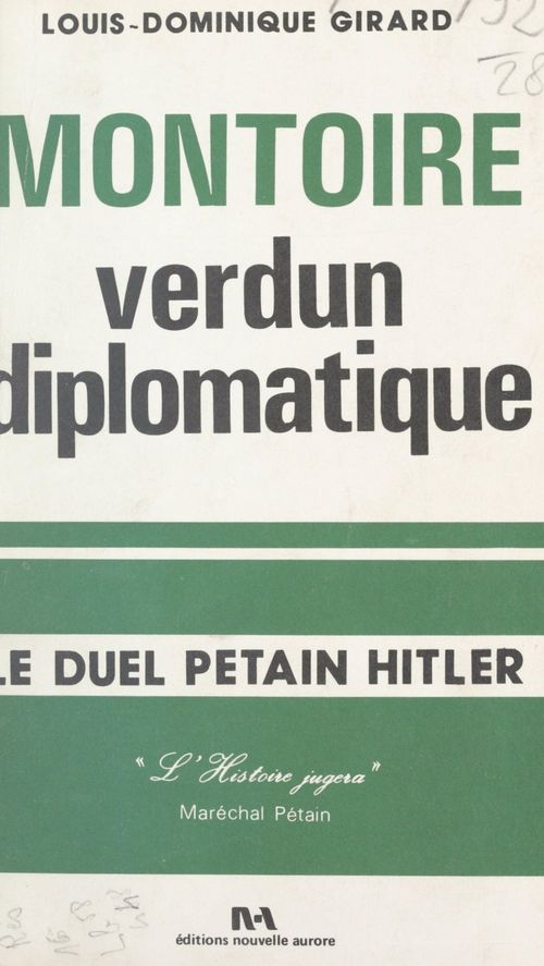Couverture ebook de Montoire, de Louis-Dominique Girard