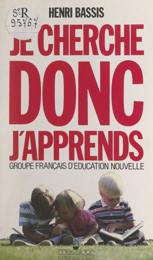 Couverture ebook de Je cherche, donc j'apprends, de Groupe Francais D'Education Nouvelle