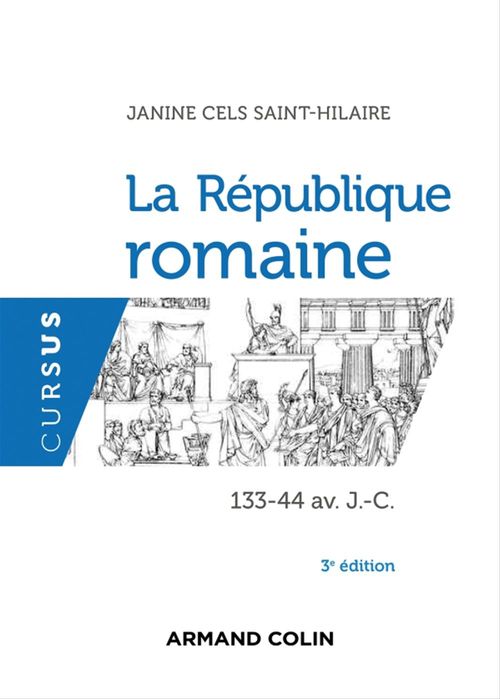 Couverture ebook de La République romaine., de Janine Cels Saint-Hilaire