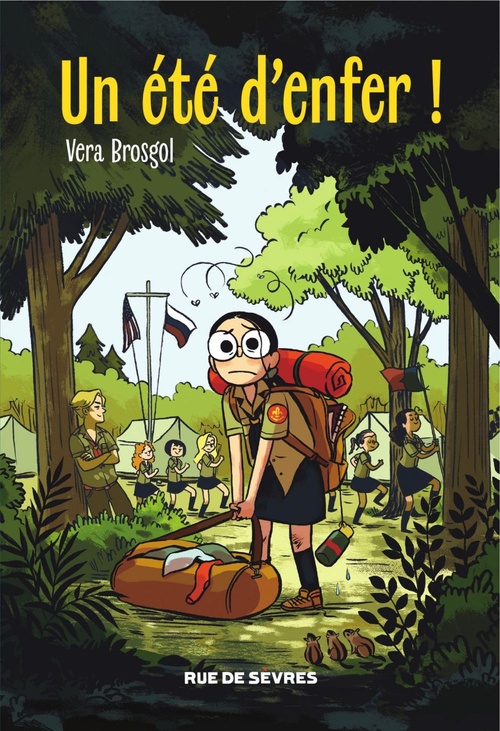 ebook cover of Un été d'enfer !, by Vera Brosgol