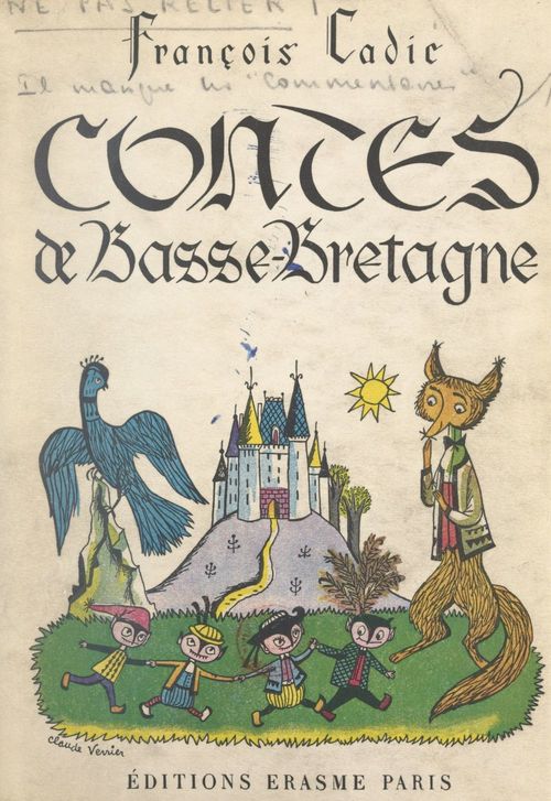 Couverture ebook de Contes de Basse-Bretagne, de François Cadic