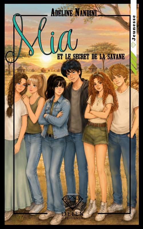 ebook cover of Mia et le secret de la Savane, by Adeline Nandini