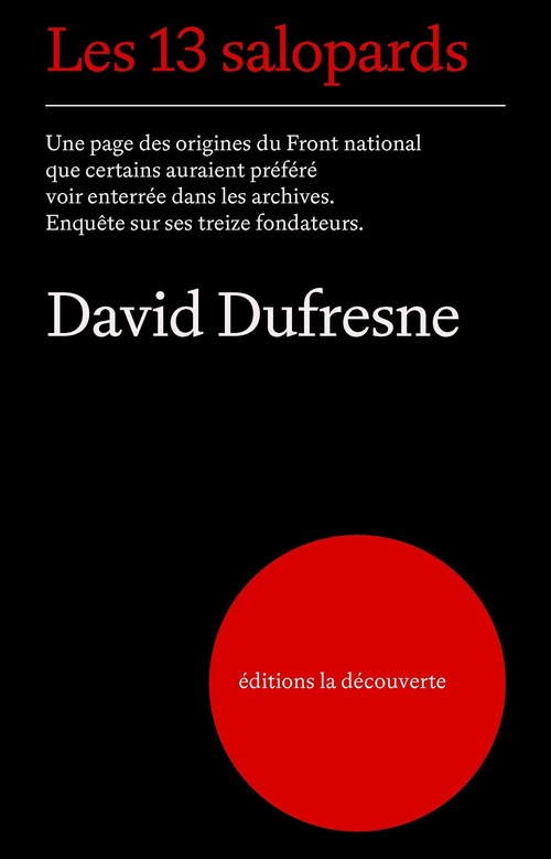 Couverture ebook de Les 13 salopards, de David Dufresne