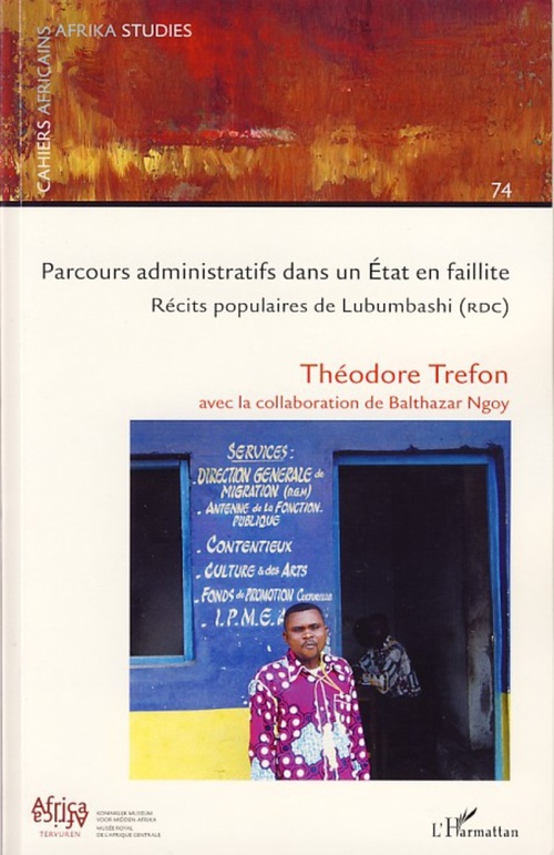 Couverture ebook de Parcours administratifs dans un État en faillite, de Théodore Trefon