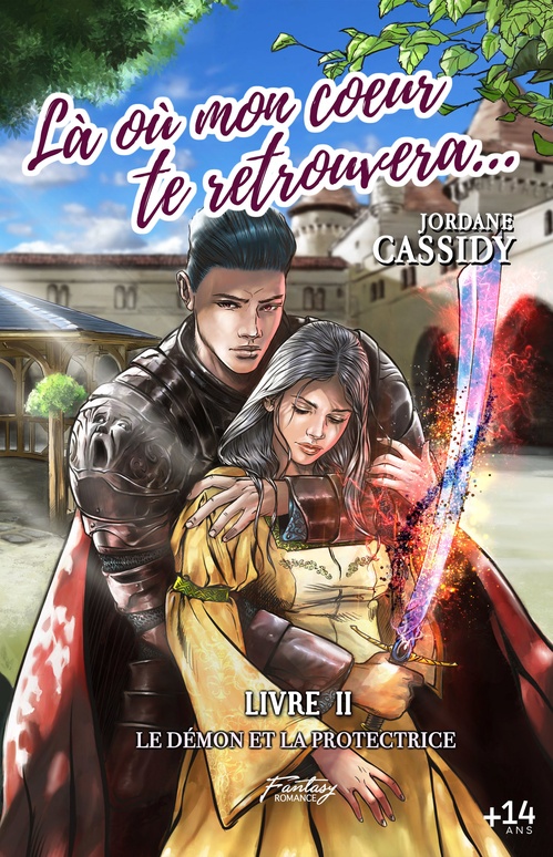 Couverture ebook de Là où mon coeur te retrouvera... T2, de Jordane Cassidy