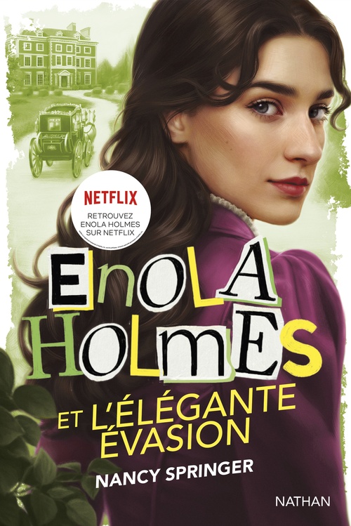 ebook cover of Enola Holmes et l'élégante évasion, by Nancy Springer