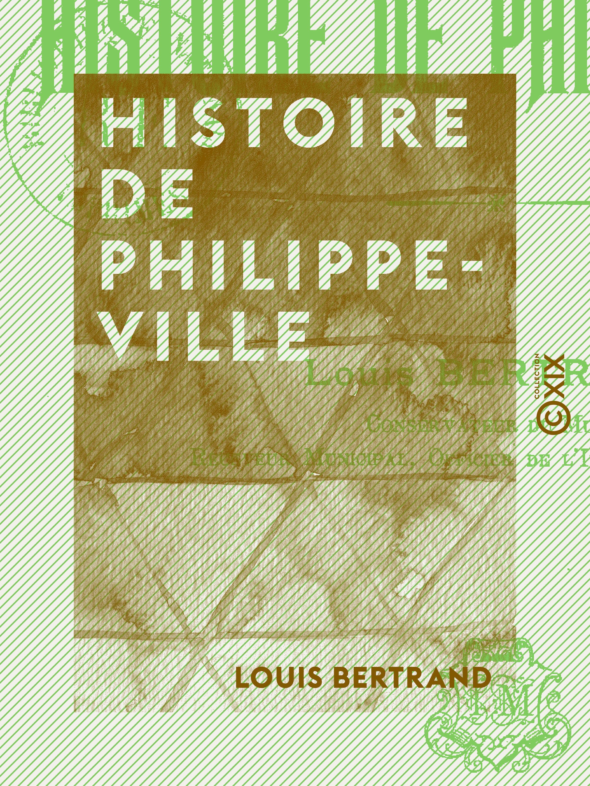 ebook cover of Histoire de Philippeville, by Louis Bertrand