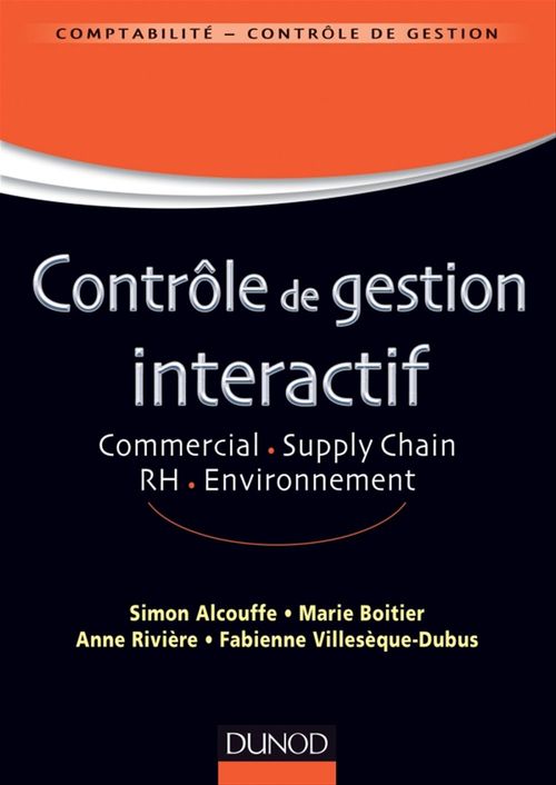ebook cover of Contrôle de gestion interactif, by Simon Alcouffe, Marie Boitier, Fabienne Villesèque-Dubus