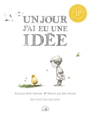 Couverture ebook de Un jour j'ai eu une idée, de Kobi Yamada