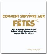 Couverture ebook de Comment survivre aux fêtes, de Nicolas Kanjounzeff