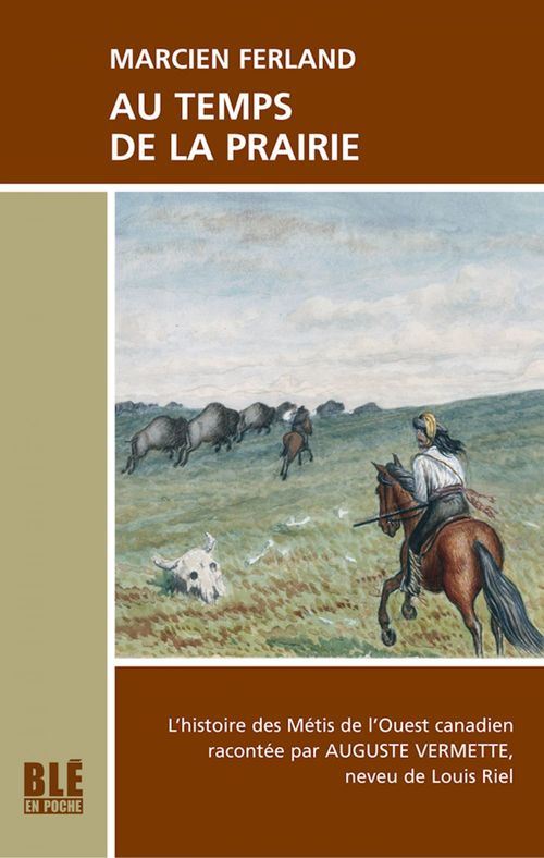 Couverture ebook de Au temps de la prairie, de Ferland Marcien