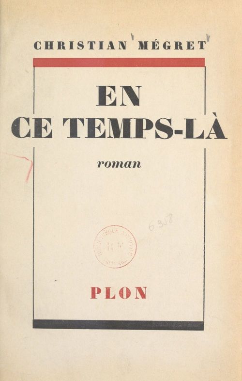ebook cover of En ce temps-là, by Christian Megret