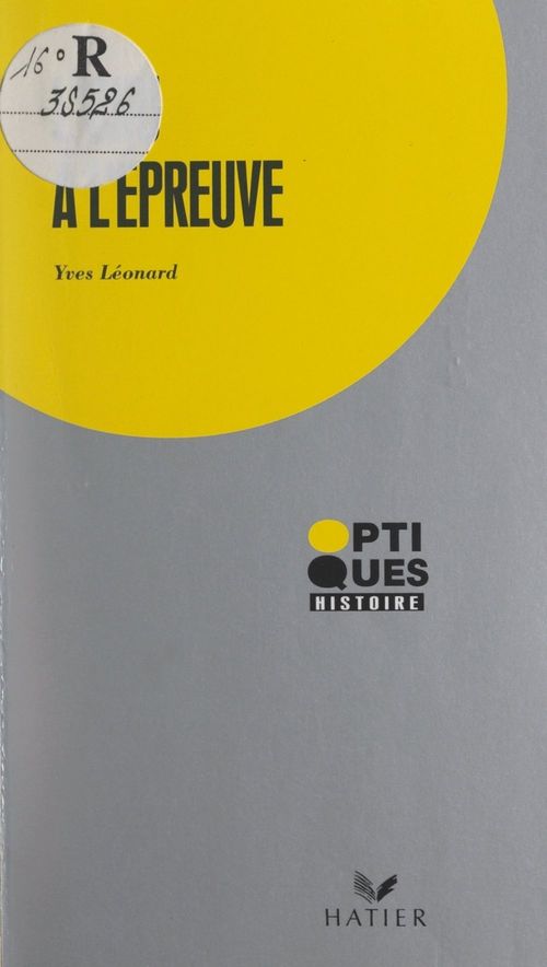 ebook cover of L'ONU à l'épreuve, by Yves Léonard