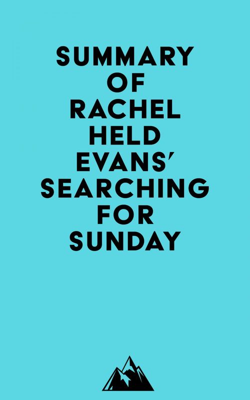 ebook cover of Summary of Rachel Held Evans' Searching for Sunday, by Everest Media