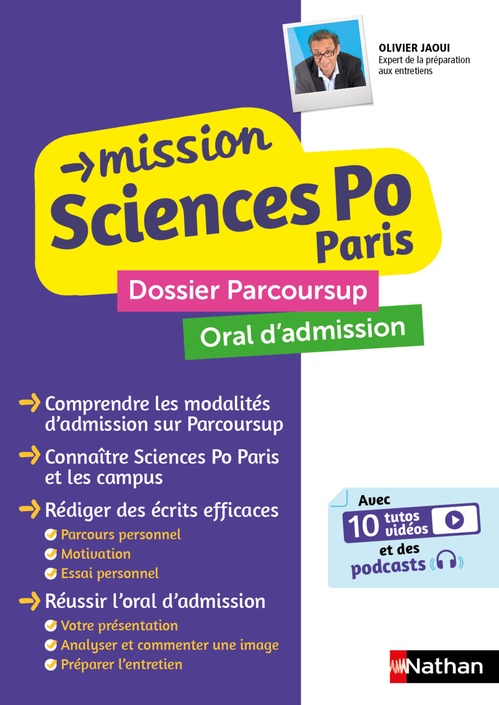 Couverture ebook de Mission Grand Oral - Prépa concours Sciences Po, de Olivier Jaoui