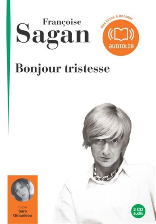 audiobook cover of Bonjour tristesse, by Françoise Sagan