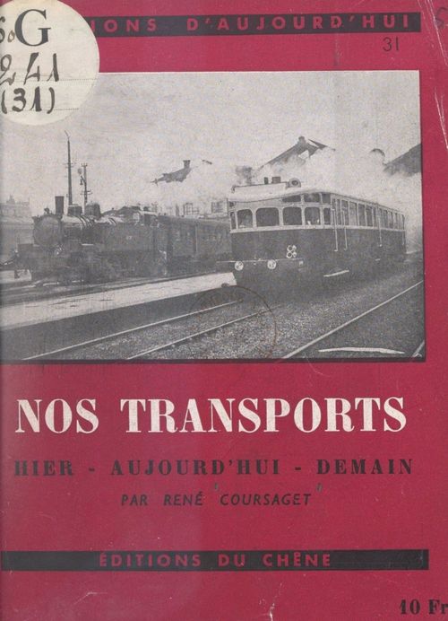 Couverture ebook de Nos transports, de Rene Coursaget