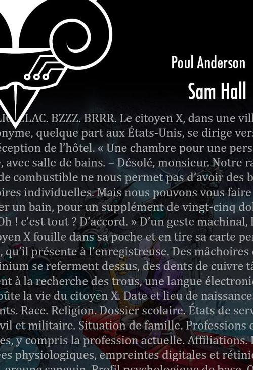 ebook cover of Sam Hall, by Poul Anderson