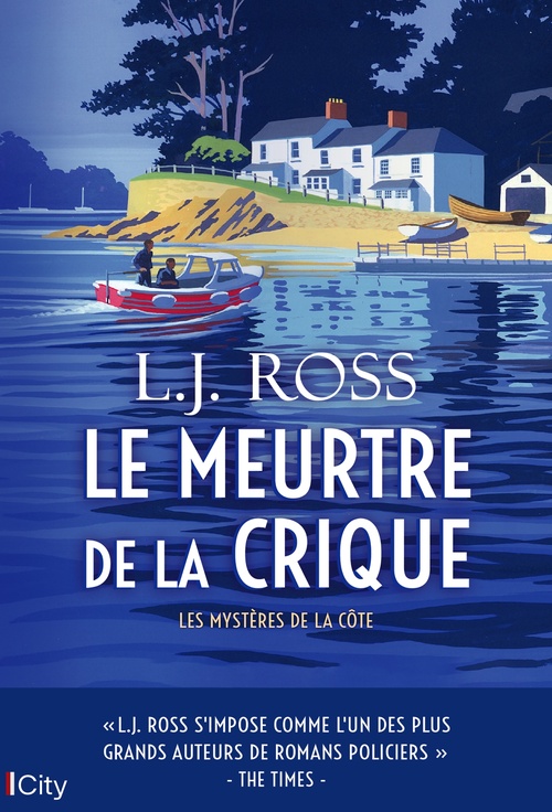 ebook cover of Le meurtre de la crique, by LJ Ross