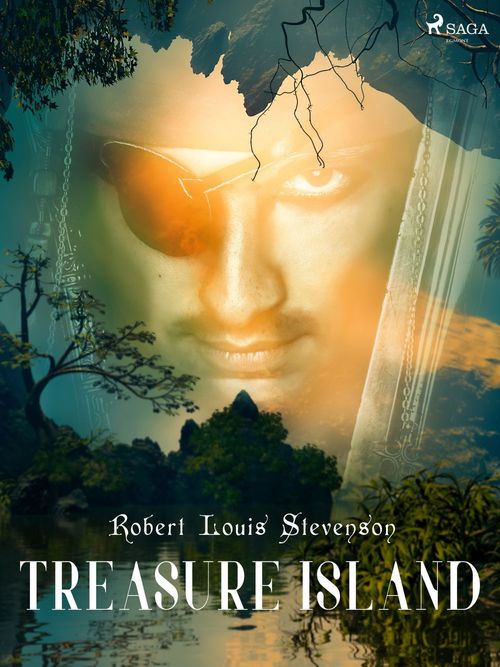 ebook cover of Treasure Island, by Robert Louis Stevenson