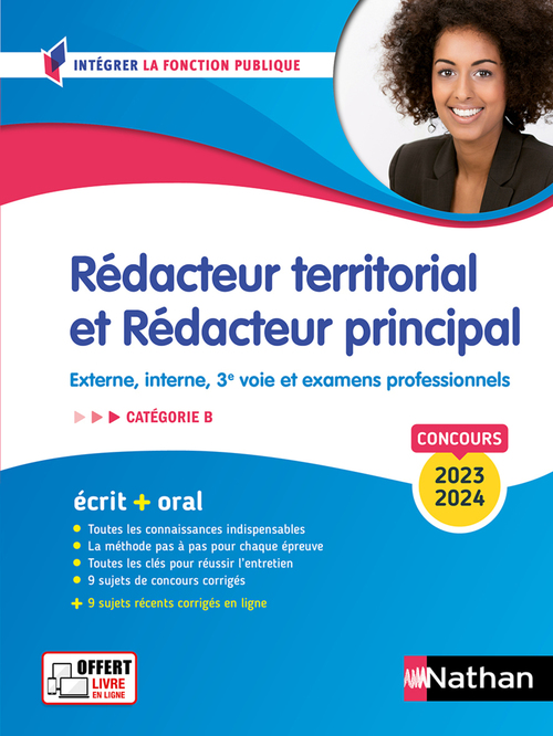 ebook cover of Rédacteur territorial et Rédacteur principal Catégorie B - Concours externe, interne, 3e voie et examens professionnels 2023 Livre en Ligne, by Catherine Debilly, Léonard Mango, Patricia Pioz, Pascal Tuccinardi