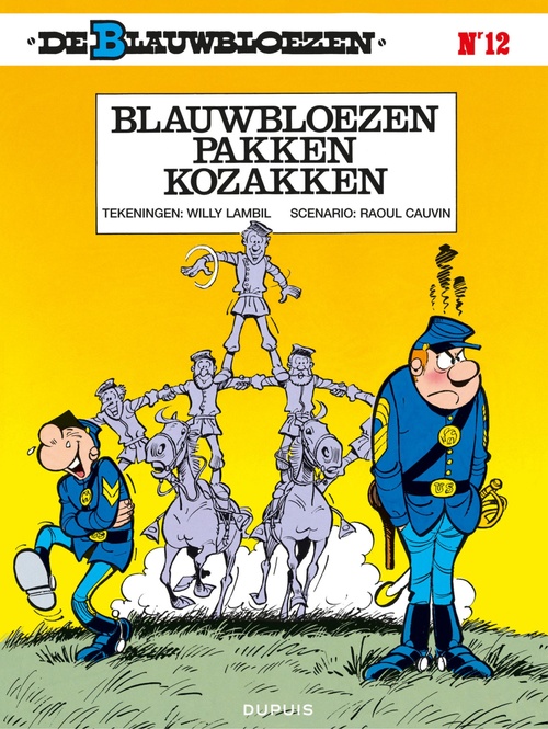 ebook cover of Blauwbloezen pakken kozakken, by Raoul Cauvin, Willy Lambil