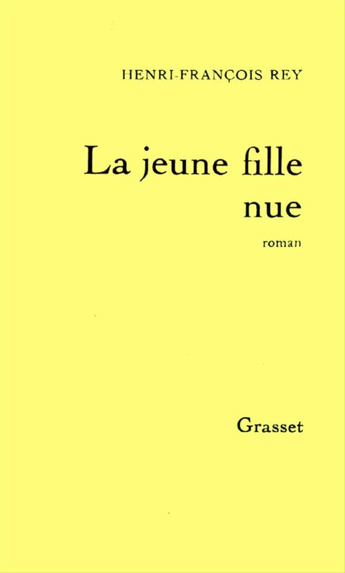 ebook cover of La jeune fille nue, by Henri-François Rey