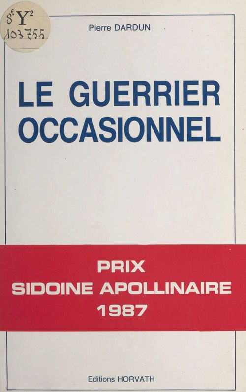 Couverture ebook de Le guerrier occasionnel, de Pierre Dardun