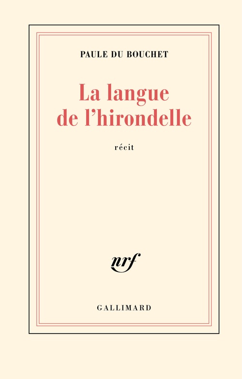 ebook cover of La langue de l'hirondelle, by Paule Du Bouchet