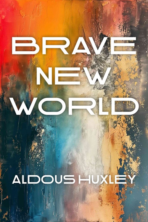ebook cover of Brave New World, by Aldous Huxley