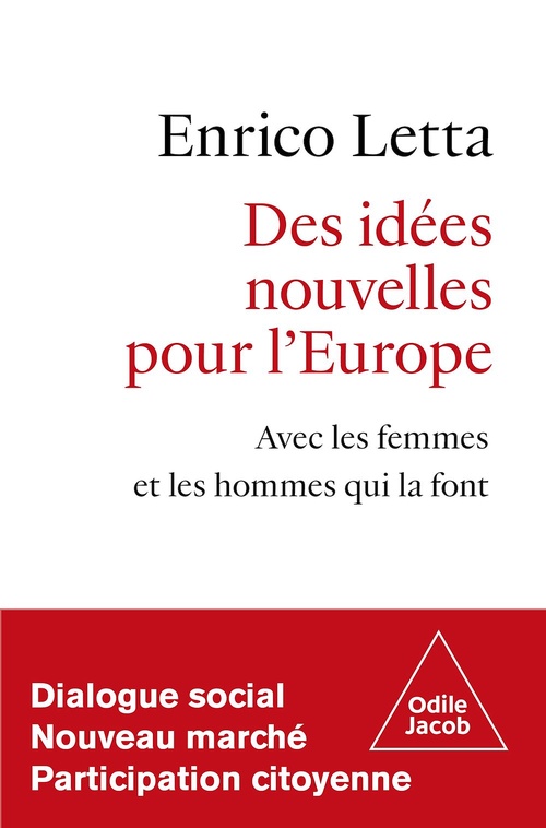 Couverture ebook de Des idées nouvelles pour l'Europe, de Enrico Letta