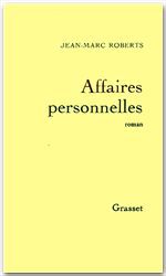 ebook cover of Affaires personnelles, by Jean-Marc Roberts